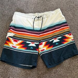 George Men's Colorful Tribal Board Shorts